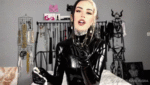 Alpha Cum Feeding in Latex Gloves