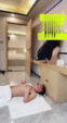 Mistress pukes and shits on the toilet slave