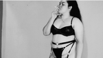 Vintage Smoking in Black and White