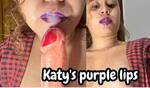 I paint my mouth to dirty it with slime and fake milk